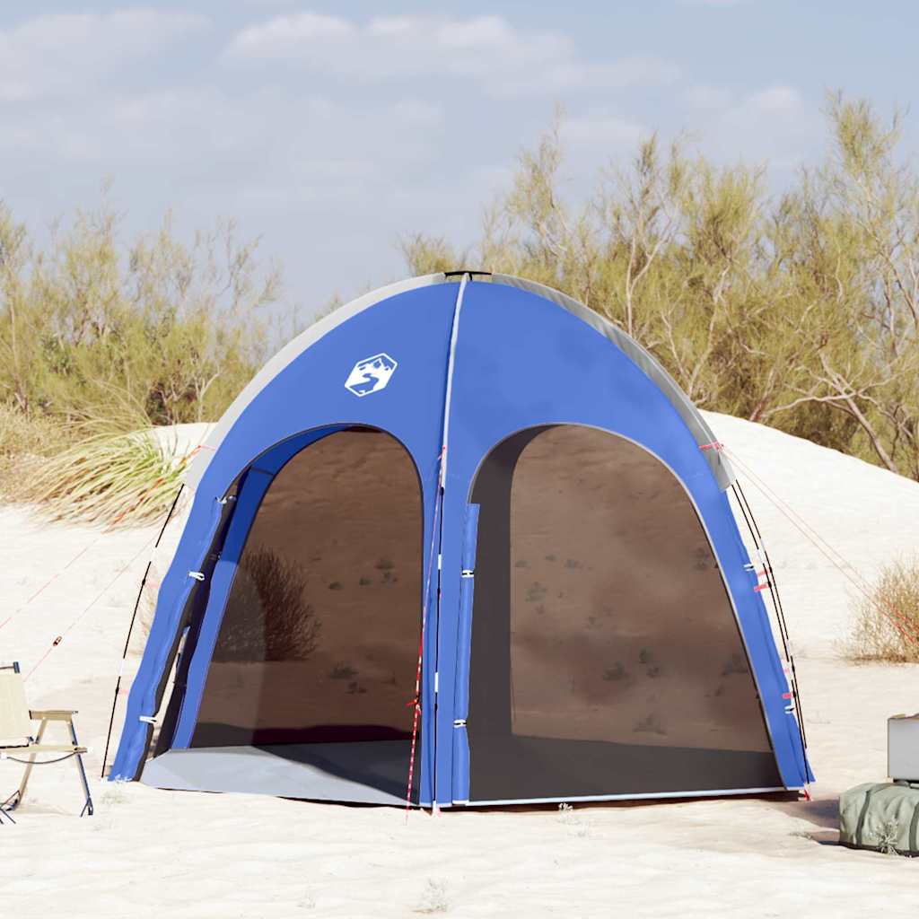 vidaXL Poolzelt Azure Blau 366 x 305 x 231 cm Polyester und Fiberglas