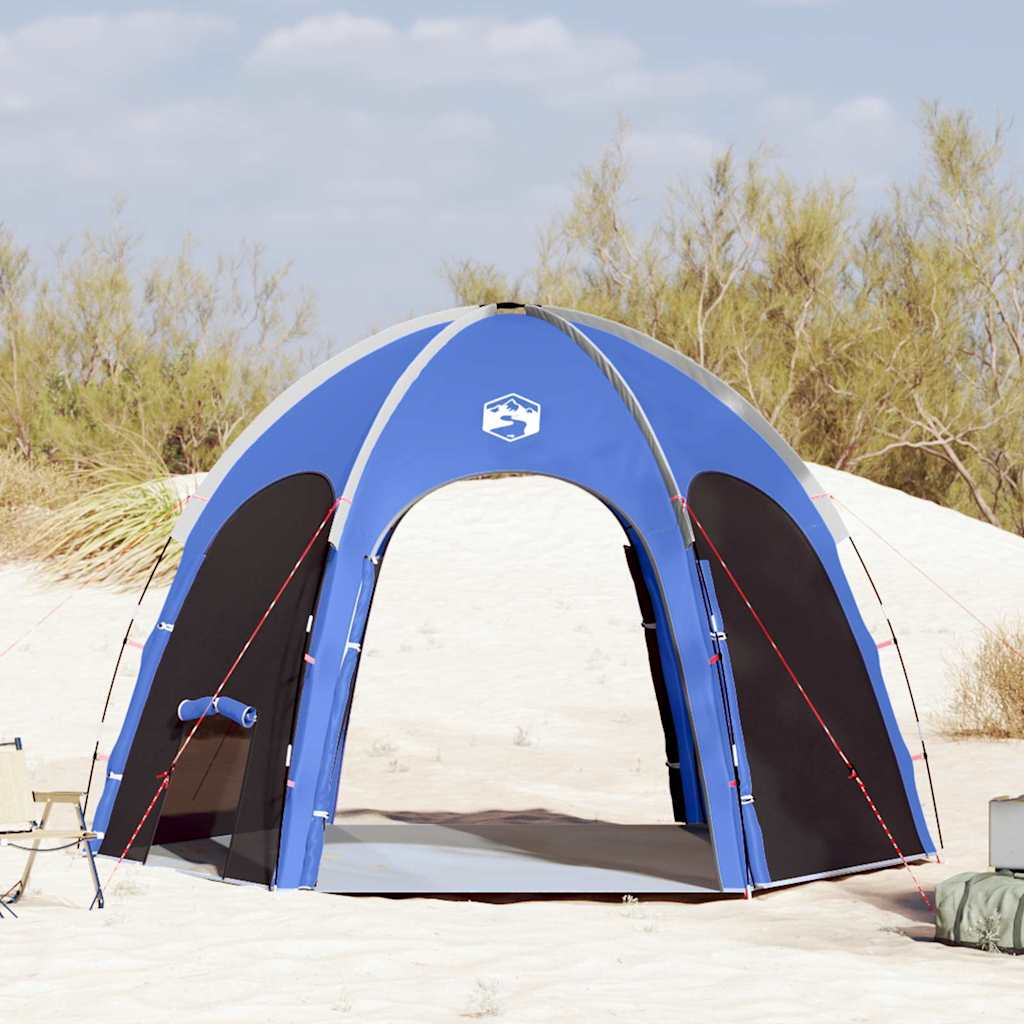 vidaXL Poolzelt Azure Blau 366 x 305 x 231 cm Polyester und Fiberglas
