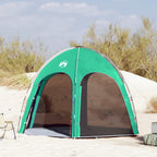 vidaXL Poolzelt Meergrün 366 x 305 x 231 cm Polyester und Fiberglas