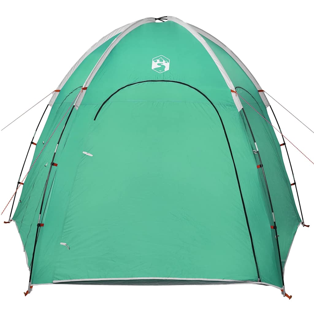 vidaXL Poolzelt Meergrün 366 x 305 x 231 cm Polyester und Fiberglas