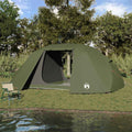 vidaXL Angelzelt Olive Grün 514 x 465 x 187 cm Polyester und Fiberglas
