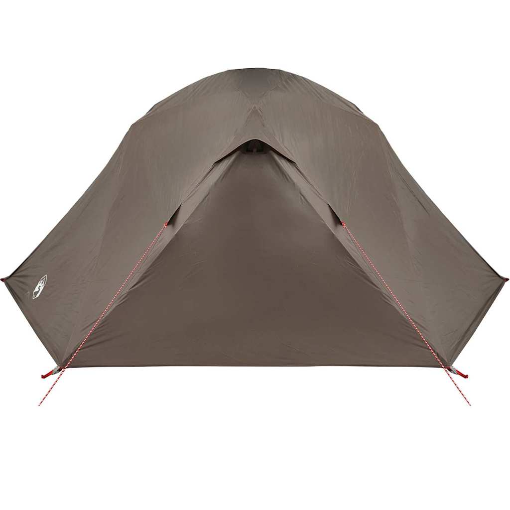vidaXL Angelzelt Braun 514 x 465 x 187 cm Polyester und Fiberglas