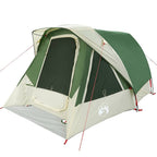 vidaXL Campingzelt 4 Personen Grün Wasserdicht