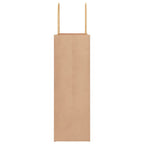 vidaXL Papiertragetaschen 250 Stk. mit Henkeln Braun 26x12x35 cm
