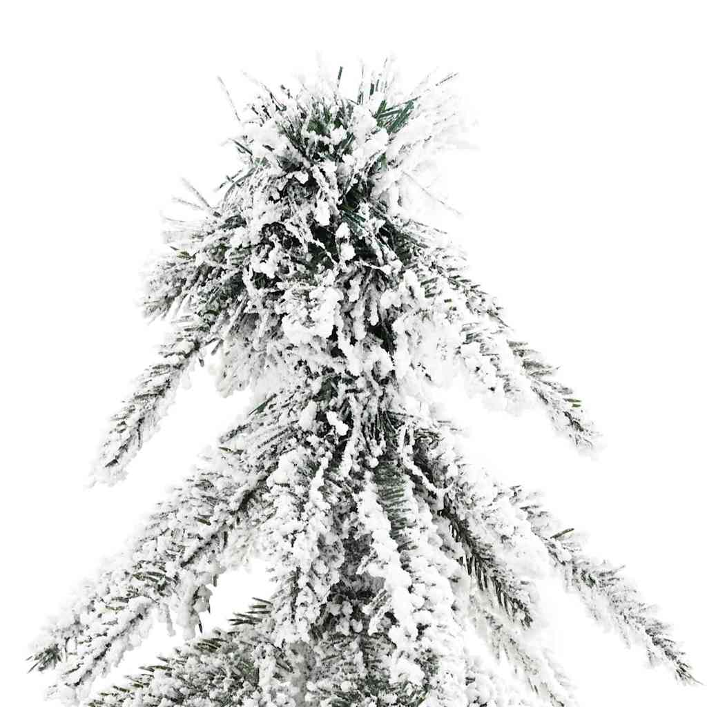 vidaXL Künstlicher Weihnachtsbaum Weiß 76 x 76 x 180 cm