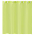 vidaXL Voile Vorhänge mit Ösen 2 Stk. Apfelgrün 140x140 cm