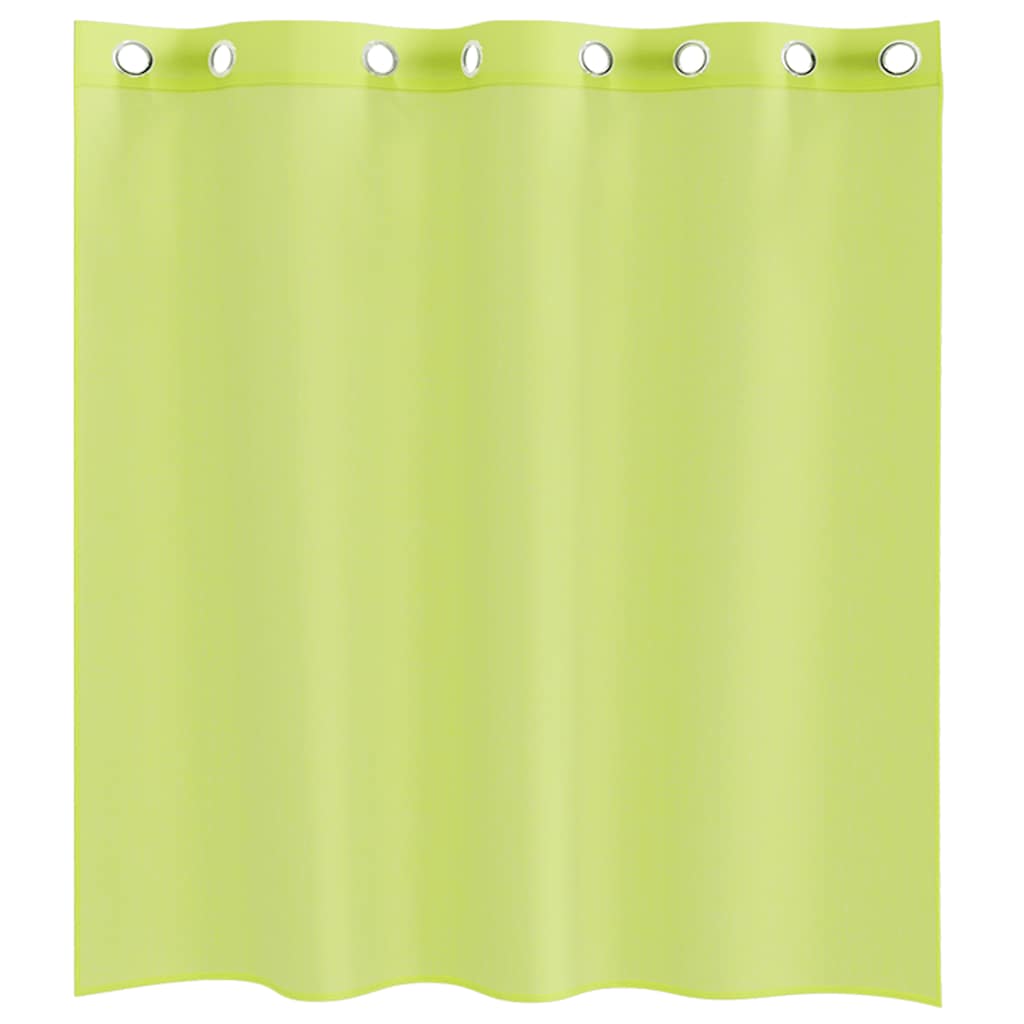 vidaXL Voile Vorhänge mit Ösen 2 Stk. Apfelgrün 140x140 cm