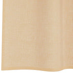 vidaXL Voile Vorhänge mit Stangentaschen 2 Stk. Sandfarbe