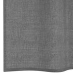 vidaXL Voile Vorhänge mit Schlaufen 2 Stk. Dunkelgrau 140x225 cm