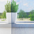 vidaXL Voile Vorhänge mit Schlaufen 2 Stk. Königsblau 140x140 cm