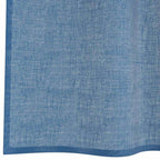 vidaXL Voile Vorhänge mit Schlaufen 2 Stk. Königsblau 140x140 cm