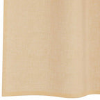 vidaXL Voile Vorhänge mit Schlaufen 2 Stk. Sandfarbe 140x140 cm
