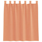 vidaXL Voile Vorhänge mit Schlaufen 2 Stk. Terrakottarot 140x140 cm