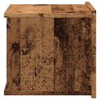 vidaXL Wand-Nachttische 2 Stk. Altholz-Optik 40x32x30 cm