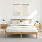 vidaXL Wand-Nachttische 2 Stk. Artisan-Eiche 40x32x30 cm
