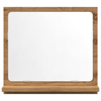 vidaXL Badspiegel mit Ablage Artisan-Eiche 40x11x37 cm Holzwerkstoff