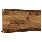 vidaXL Badspiegel mit Ablagen Altholz-Optik 90x11x45 cm Holzwerkstoff