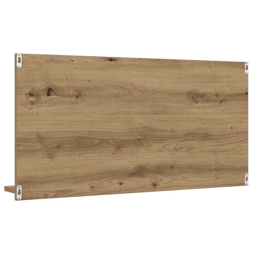 vidaXL Badspiegel mit Ablagen Artisan-Eiche 90x11x45 cm Holzwerkstoff
