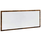 vidaXL LED-Badspiegel Räuchereiche 100x8,5x37 cm Holzwerkstoff