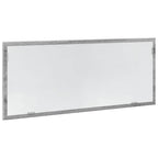 vidaXL LED-Badspiegel Grau Sonoma 100x8,5x37 cm Holzwerkstoff