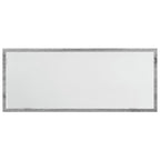 vidaXL LED-Badspiegel Grau Sonoma 100x8,5x37 cm Holzwerkstoff