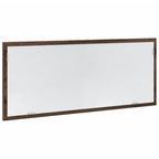 vidaXL LED-Badspiegel Braun Eichen-Optik 100x8,5x37 cm Holzwerkstoff