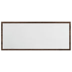 vidaXL LED-Badspiegel Braun Eichen-Optik 100x8,5x37 cm Holzwerkstoff
