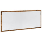 vidaXL LED-Badspiegel Altholz-Optik 100x8,5x37 cm Holzwerkstoff