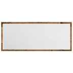 vidaXL LED-Badspiegel Altholz-Optik 100x8,5x37 cm Holzwerkstoff