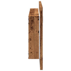vidaXL LED-Badspiegel Altholz-Optik 100x8,5x37 cm Holzwerkstoff