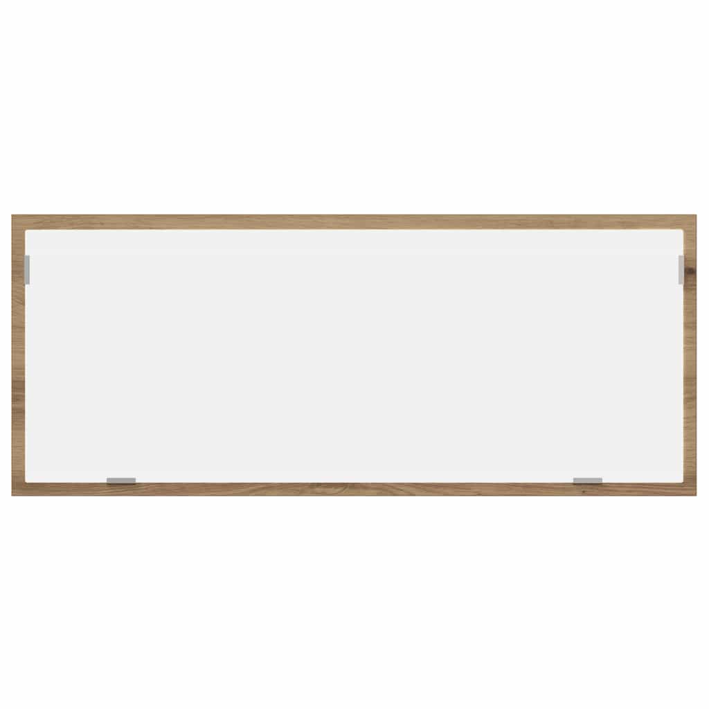 vidaXL LED-Badspiegel Artisan-Eiche 100x8,5x37 cm Holzwerkstoff