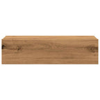 vidaXL TV-Schränke mit LED-Leuchten 2 Stk. Artisan-Eiche 60x35x15,5 cm