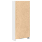 vidaXL Bücherregal Hochglanz-Weiß 60x24x143 cm Holzwerkstoff