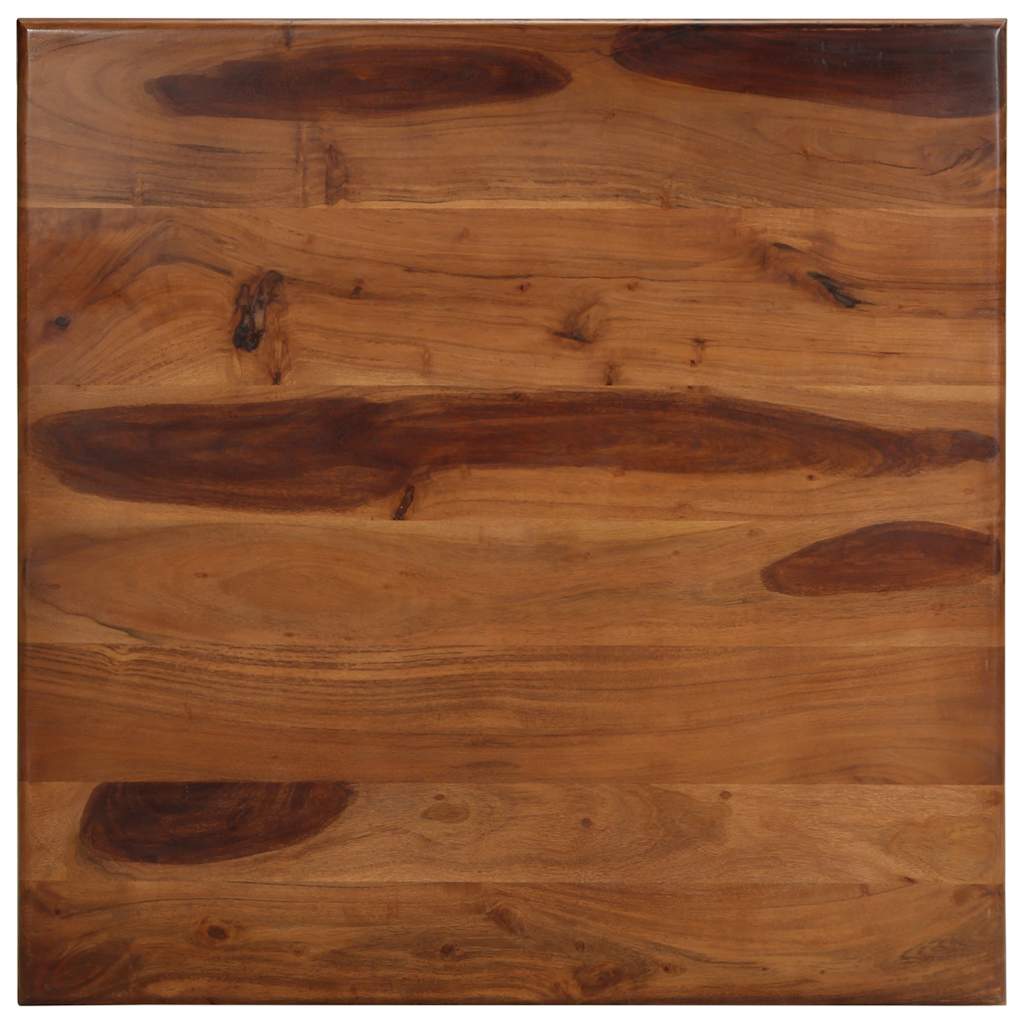 vidaXL Esstisch 80x80x77 cm Massivholz Akazie