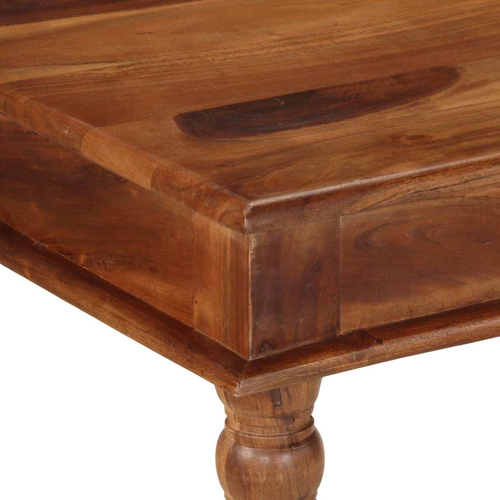 vidaXL Esstisch 80x80x77 cm Massivholz Akazie