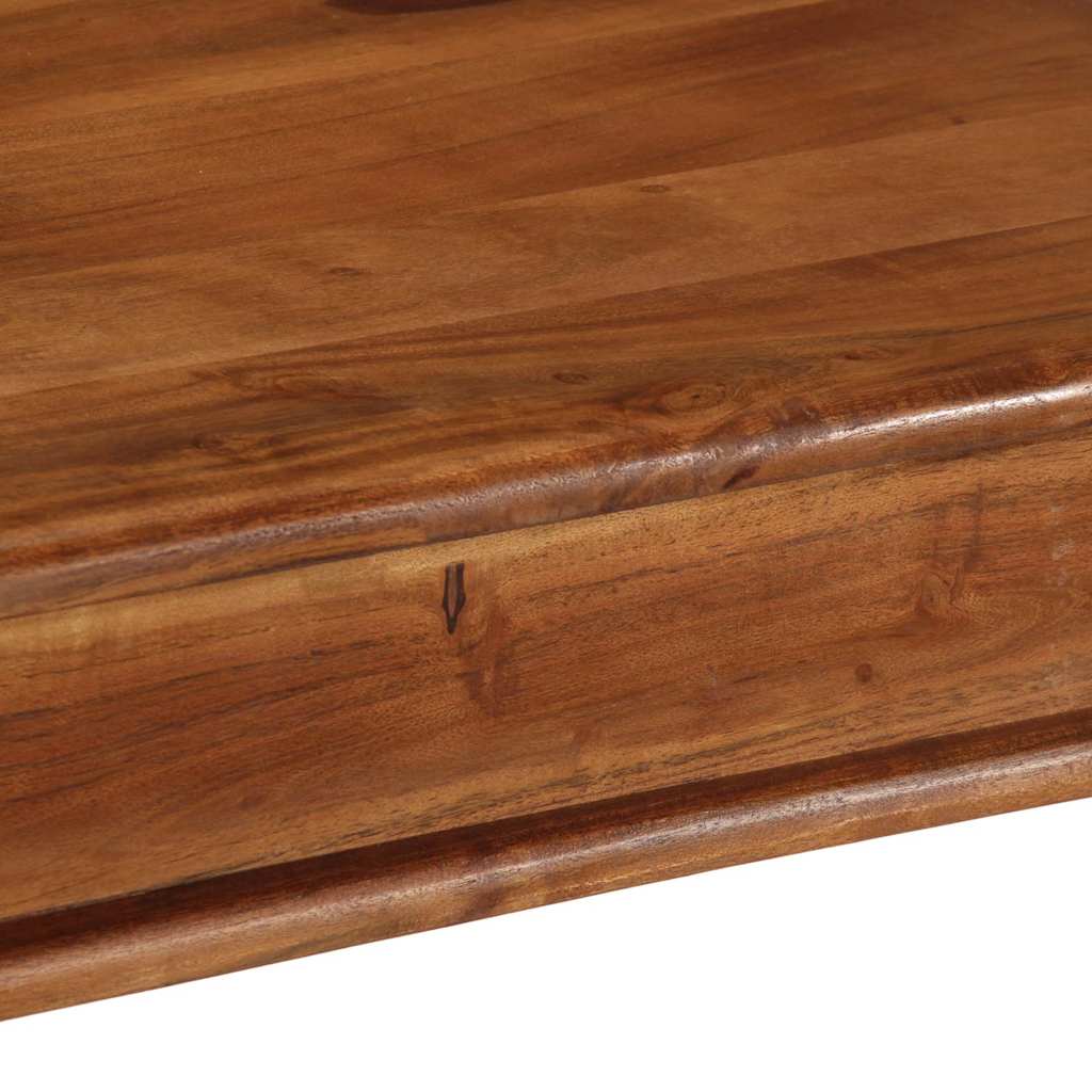 vidaXL Esstisch 80x80x77 cm Massivholz Akazie