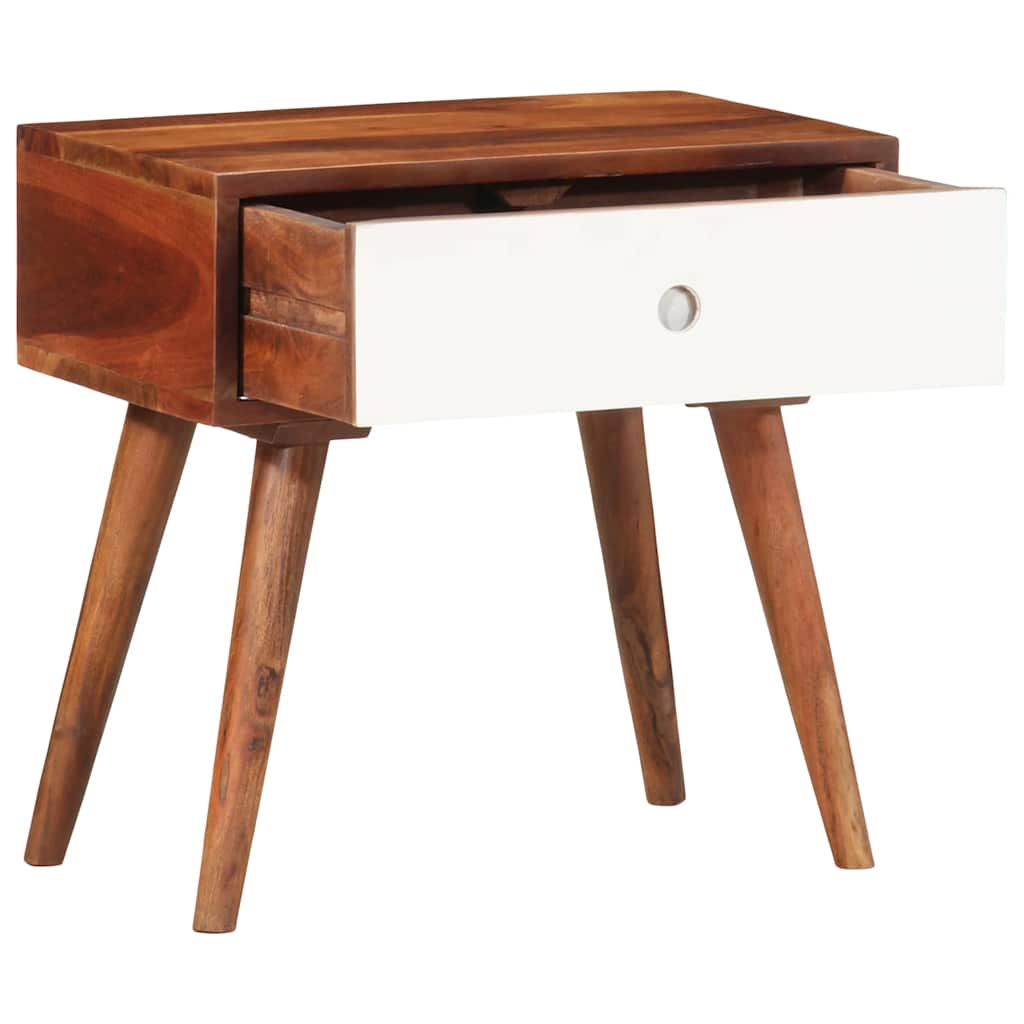 vidaXL Beistelltisch 45x30x45 cm Massivholz Akazie