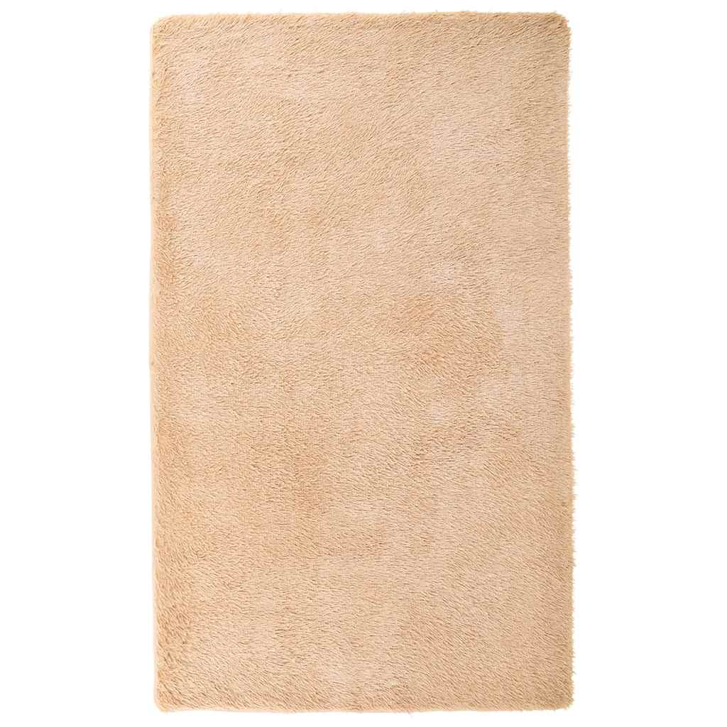 vidaXL Teppich Shaggy Hochflor NAVARRA Beige 60x100 cm Polyester