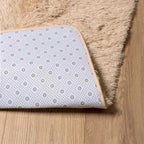 vidaXL Teppich Shaggy Hochflor NAVARRA Beige 60x100 cm Polyester