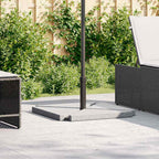 vidaXL Sonnenschirm-Gewichtsplatten 4 Stk. Grau Granit Dreieckig 14 kg
