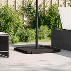 vidaXL Schirm-Gewichtsplatten 4 Stk. Schwarz Granit Dreieckig 14 kg