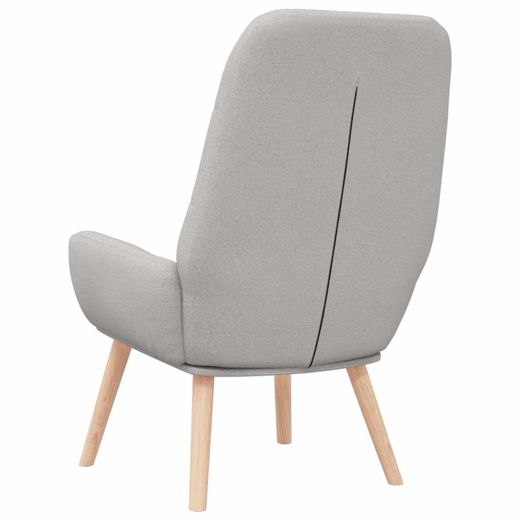 vidaXL Relaxsessel Wolkengrauer Stoff