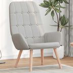 vidaXL Relaxsessel Wolkengrauer Stoff