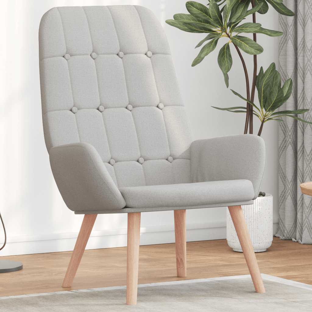 vidaXL Relaxsessel Wolkengrauer Stoff