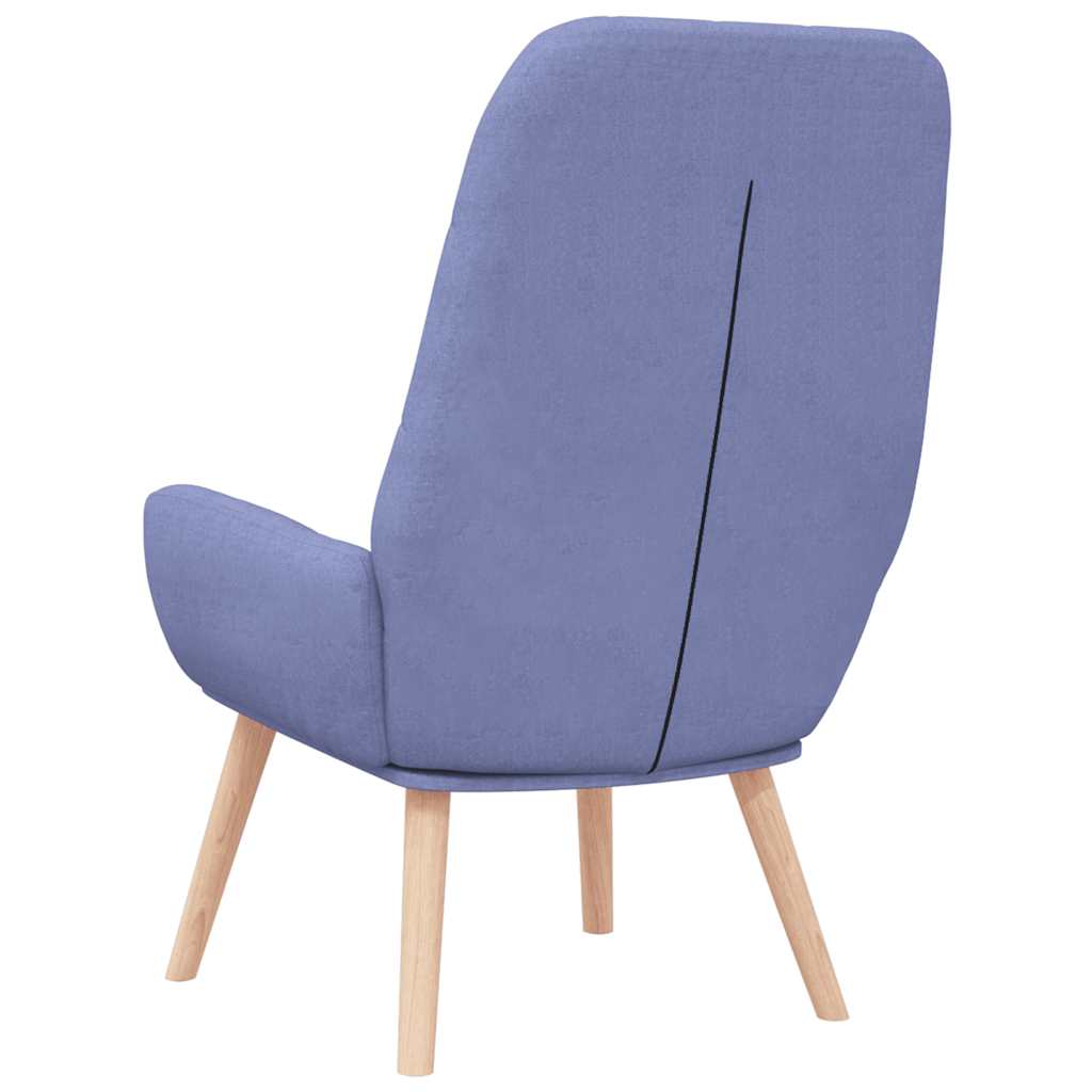 vidaXL Relaxsessel Jeansblau Stoff