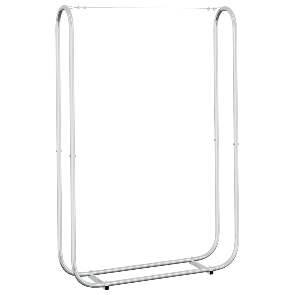 vidaXL Kaminholzregal 100x25x150 cm Stahl verzinkt