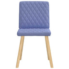 vidaXL Esszimmerstühle 4 Stk. Jeansblau Stoff