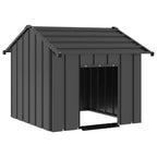 vidaXL Hundehütte mit Dach 85x107x81 cm Verzinkter Stahl