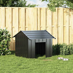vidaXL Hundehütte mit Dach 85x107x81 cm Verzinkter Stahl