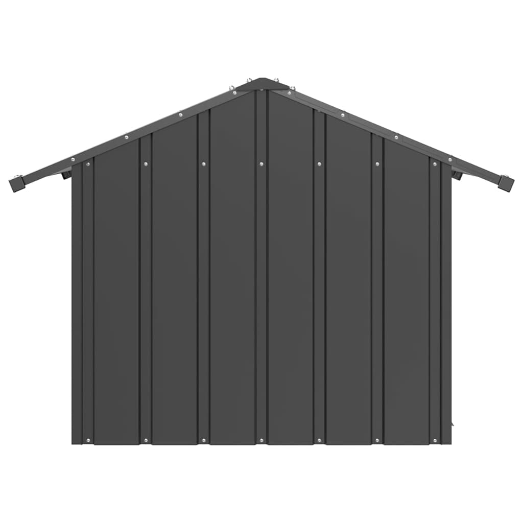 vidaXL Hundehütte mit Dach 85x107x81 cm Verzinkter Stahl